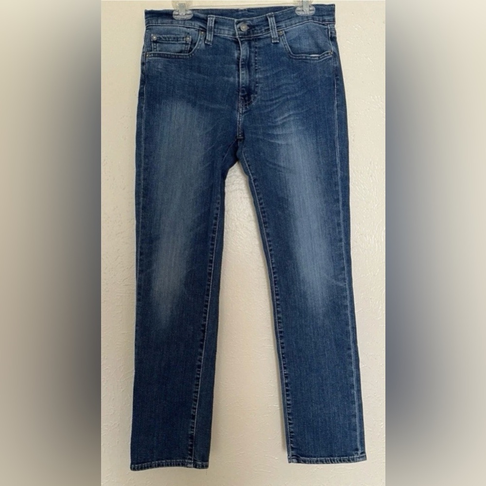 Levis 511 Jeans Mens 33x32 Blue Denim Slim Fit Big E Premium